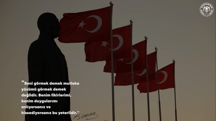 Gazi Mustafa Kemal Atatürk'ü vefatının 82. yıldönümünde saygı, sevgi ve özlemle ...