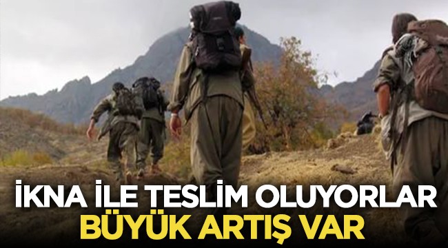 İkna ile teslim olan terörist sayısında artış var! - Türkiye