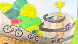 Bisiklet Dostu Sakarya'yı fırça darbeleriyle kâğıda işlediler