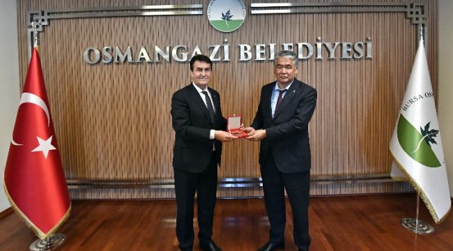 Genel Sekreter Raev ilk resmi ziyaretini Bursa Osmangazi'ye yaptı