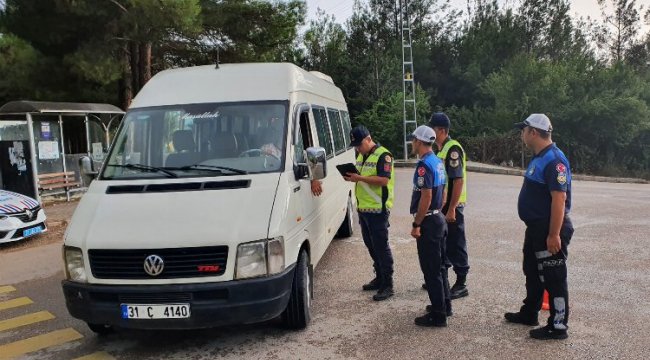 Hatay Zabıtası'ndan Jandarma ile ortak denetim